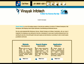 vinayak-infotech.com screenshot