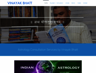vinayakbhatt.com screenshot