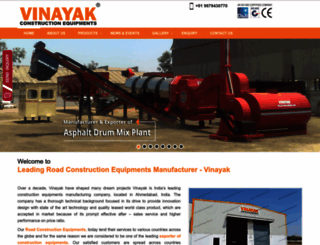 vinayakequipments.com screenshot