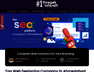 vinayakweb.com screenshot