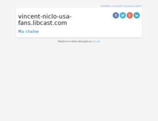 vincent-niclo-usa-fans.libcast.com screenshot