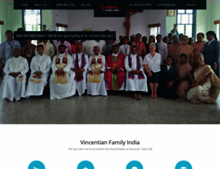 vincentianfamilyindia.org screenshot