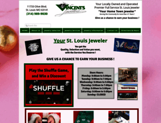 vincentsjewelers.com screenshot