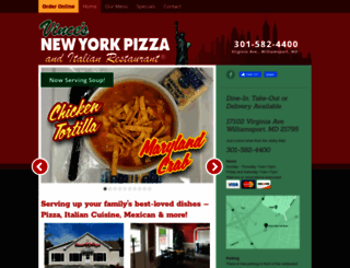 vincesnypizza.com screenshot