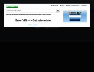 vincheckall.com screenshot