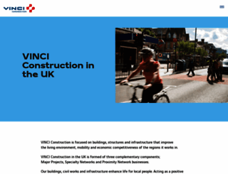 vinciconstruction.co.uk screenshot