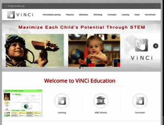 vinciedu.org screenshot