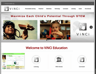 vincieducation.com screenshot