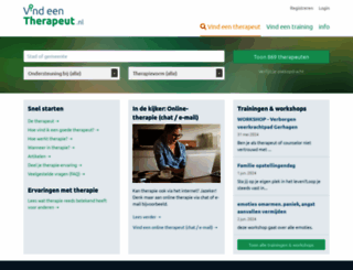 vind-een-therapeut.nl screenshot