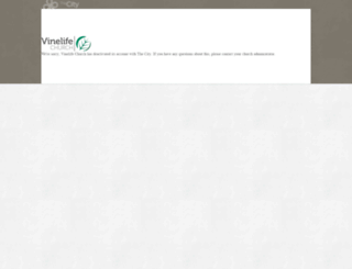 vinelife.onthecity.org screenshot