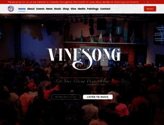 vinesong.com screenshot