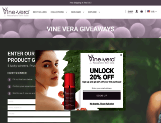 vineveragiveaway.com screenshot