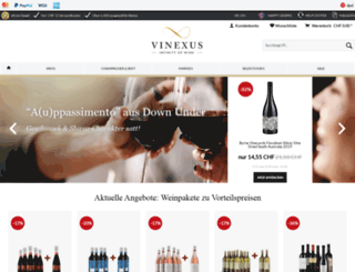 vinexus.ch screenshot
