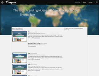 vineyard.trendolizer.com screenshot