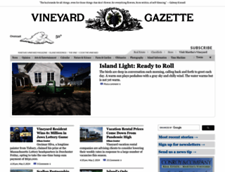 vineyardgazette.com screenshot
