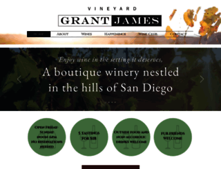 vineyardgrantjames.com screenshot