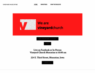 vineyardmuscatine.com screenshot