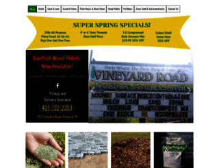 vineyardroadlandscapesupply.com screenshot