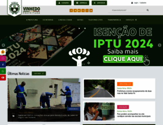 vinhedo.sp.gov.br screenshot
