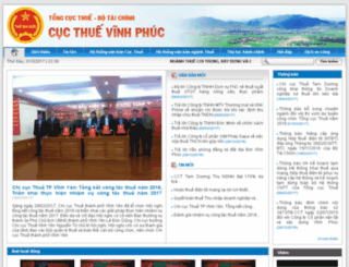 vinhphuc.gdt.gov.vn screenshot