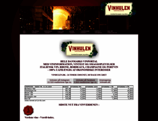 vinhulen.dk screenshot