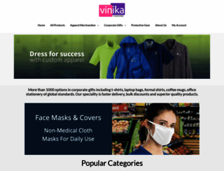 vinikafashions.com screenshot