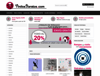 vinilosbaratos.com screenshot