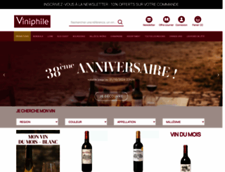 viniphile.fr screenshot