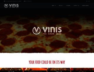 vinispizza.com screenshot
