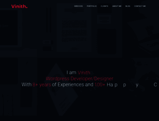 vinith.net screenshot