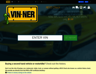 vinner.com.au screenshot