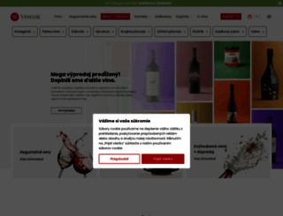 vino.sk screenshot