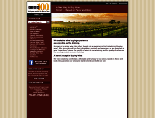 vino100reno.com screenshot