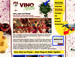 vinoartist.com screenshot