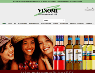 vinomi.de screenshot