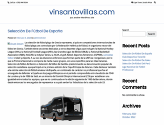 vinsantovillas.com screenshot