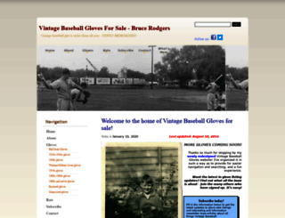 vintage-baseball-gloves.com screenshot