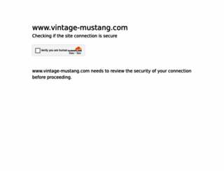 vintage-mustang.com screenshot