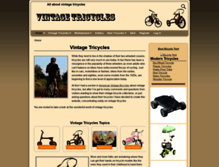vintage-tricycles.com screenshot