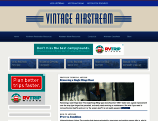 vintageairstream.com screenshot