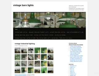 vintagebarnlights.wordpress.com screenshot