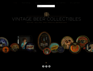 vintagebeercollectibles.com screenshot