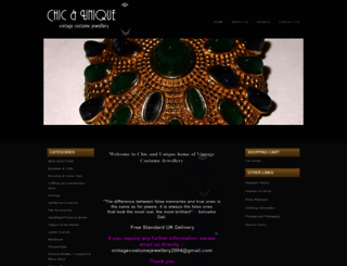 vintagecostumejewellery.co.uk screenshot