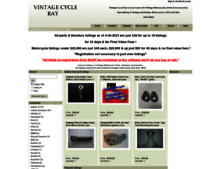 vintagecyclebay.com screenshot