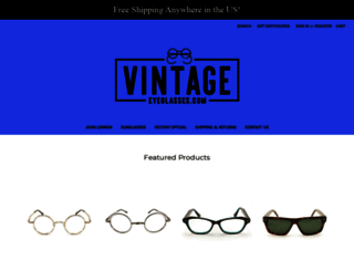 vintageeyeglasses.com screenshot