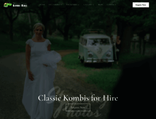 vintagekombihire.com.au screenshot