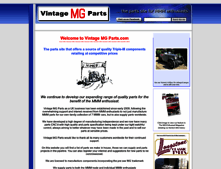 vintagemgparts.com screenshot