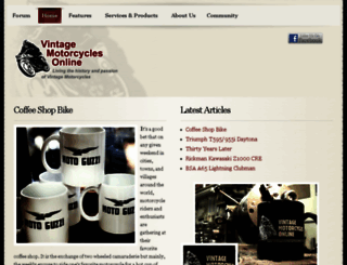 vintagemotorcyclesonline.com screenshot