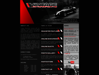vintagemotorsports.com screenshot