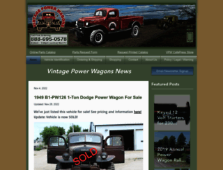 vintagepowerwagons.com screenshot